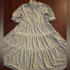 Cottage Core flower prairie dress